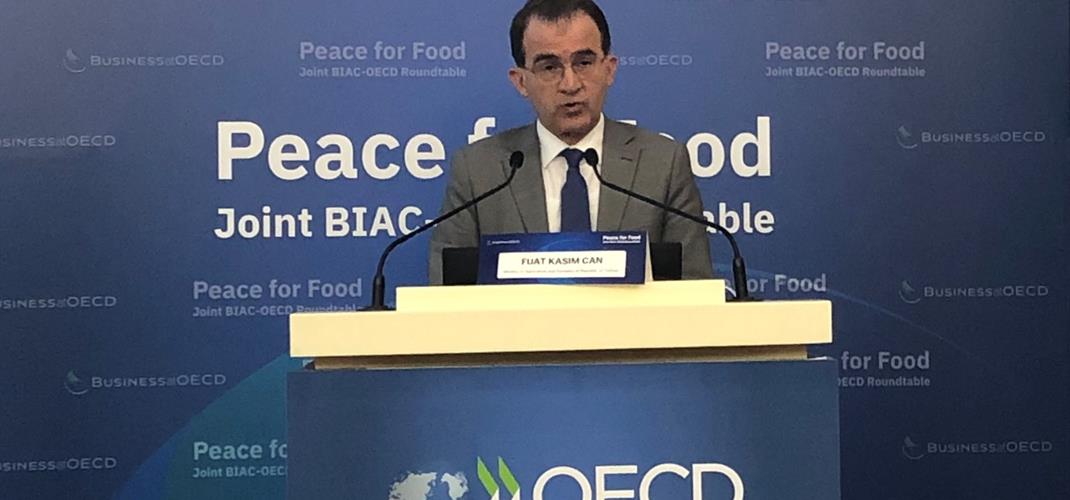 OECD-BIAC “GIDA İÇİN BARIŞ YÜKSEK DÜZEYLİ YUVARLAK MASA TOPLANTISI” GERÇEKLEŞTİ