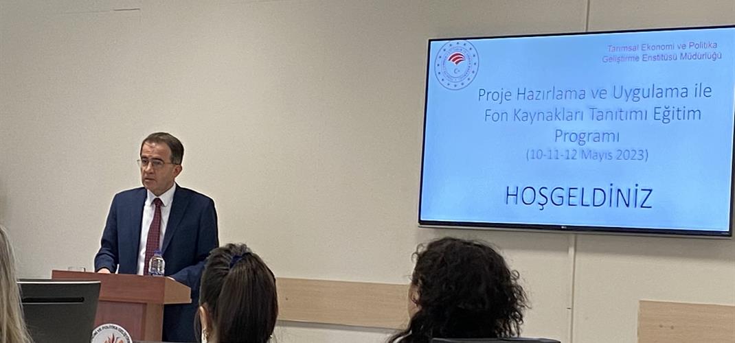 PROJE HAZIRLAMA VE UYGULAMA İLE FON KAYNAKLARI TANITIMI EĞİTİM PROGRAMI GERÇEKLEŞTİRİLDİ