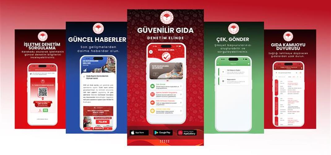 GÜVENİLİR GIDA MOBİL UYGULAMASI KULLANIMA SUNULDU