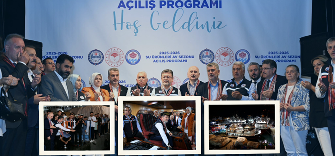 TARIM VE ORMAN BAKANI YUMAKLI, TRABZON'DA SU ÜRÜNLERİ AV SEZONU AÇILIŞINA KATILDI