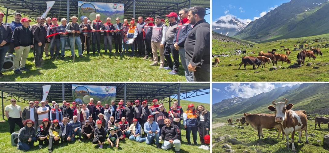 RİZE'DE ISLAHI TAMAMLANAN MERALARIN AÇILIŞI YAPILDI