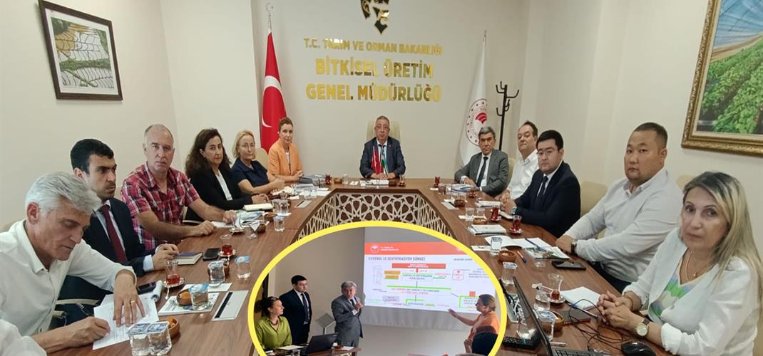 ÖZBEKİSTAN TARIM BAKANLIĞI TEMSİLCİLERİNDEN GENEL MÜDÜRLÜĞÜMÜZE ZİYARET