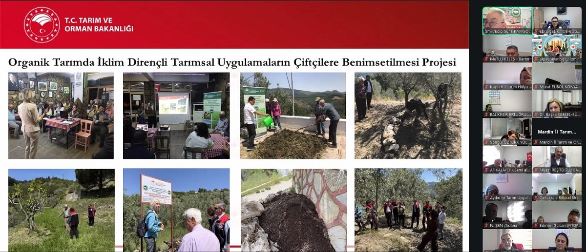 İYİ TARIM UYGULAMALARI İLE ORGANİK TARIMIN YAYGINLAŞTIRILMASI VE KONTROLÜ PROJELERİ TOPLANTISI GERÇEKLEŞTİRİLDİ