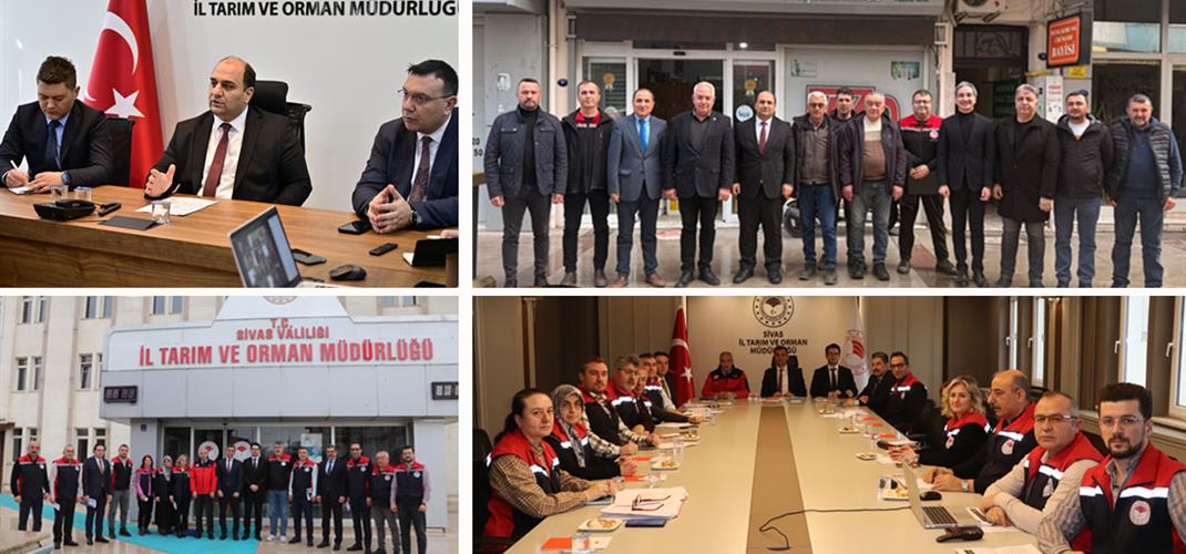 İZMİR VE SİVAS İLLERİNDE BİTKİSEL ÜRETİM PLANLAMASI TOPLANTILARI VE SAHA ÇALIŞMALARI YAPILDI