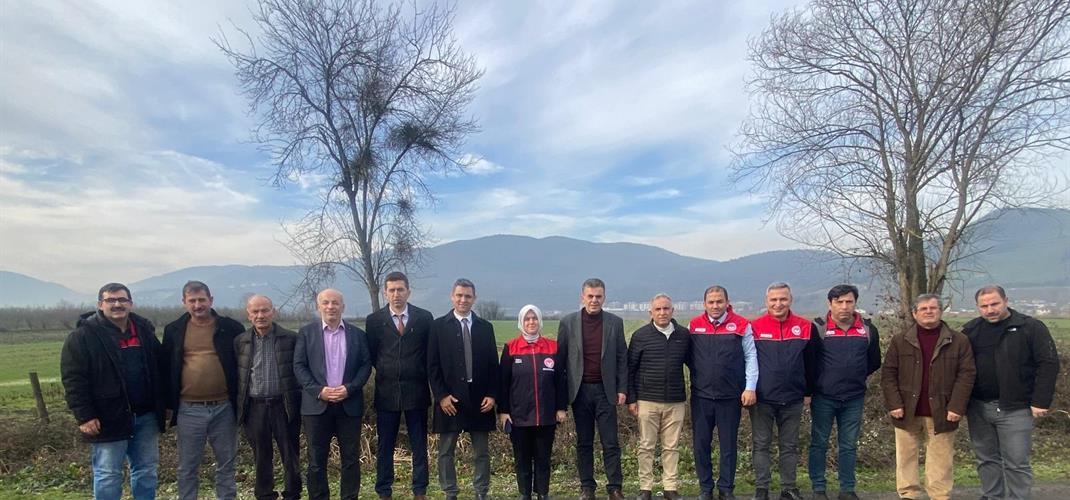 DÜZCE’DE TARIM ARAZİLERİNDE SAHA İNCELEMESİ
