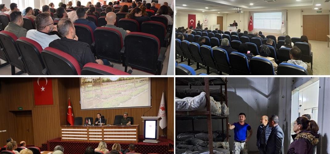 BURDUR DENİZLİ VE MUĞLA’DA KAPALI ORTAMDA BİTKİSEL ÜRETİM KAYIT SİSTEMİ DEĞERLENDİRME TOPLANTILARI YAPILDI