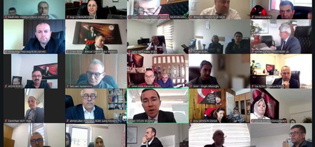 TARIM ARAZİLERİNİN KULLANIMININ ETKİNLEŞTİRİLMESİ (TAKE) PROJESİ DEĞERLENDİRME TOPLANTISI DÜZENLENDİ