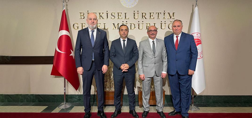 TARIM VE HAYVANCILIK SEKTÖRÜNÜN ÖNDE GELEN BİRLİK BAŞKANLARINDAN GENEL MÜDÜRLÜĞÜMÜZE ZİYARET 