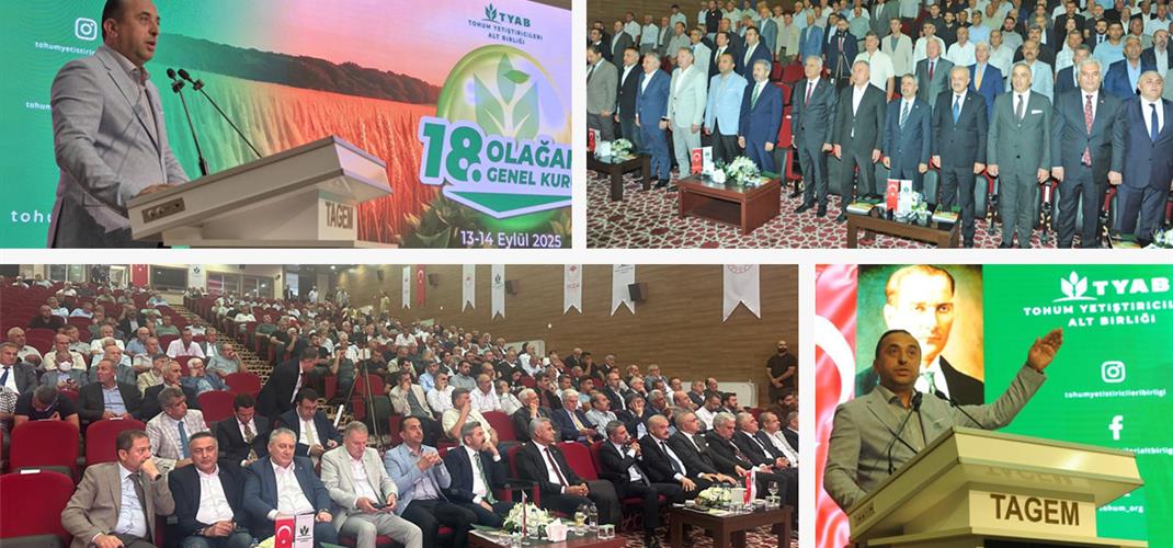 GENEL MÜDÜRÜMÜZ UĞUR ERDEM TOHUM YETİŞTİRİCİLERİ ALT BİRLİĞİ GENEL KURULUNA KATILDI