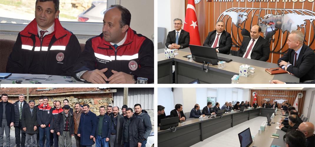MANİSA VE YOZGAT İLLERİNDE BİTKİSEL ÜRETİM PLANLAMASI TOPLANTILARI VE SAHA ÇALIŞMALARI YAPILDI