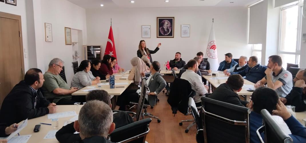 Müdürlüğümüzde İş Sağlığı ve İş Güvenliği Eğitimi Düzenlendi
