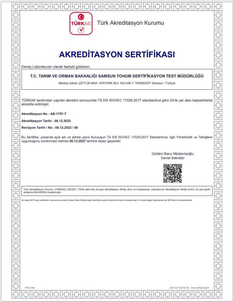 Kurumumuz Akredite Edilmiştir.