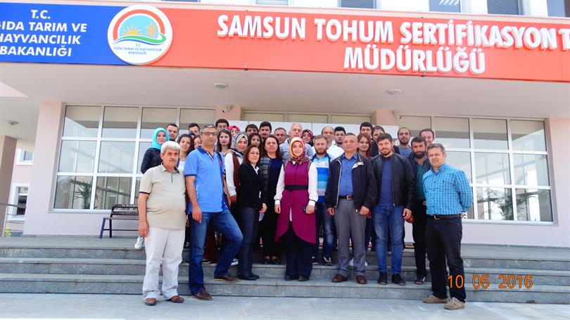 OMÜ Ziraat Fakültesi Tarla Bitkileri Bölümü öğrencileri Müdürlüğümüzü Ziyaret Etti