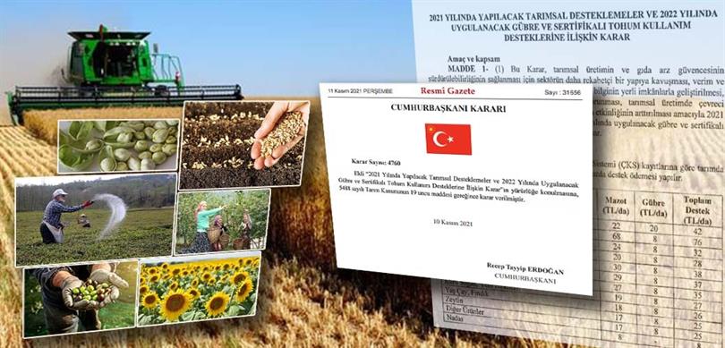 Ciftcilere Odenecek Tarimsal Destekler Belli Oldu