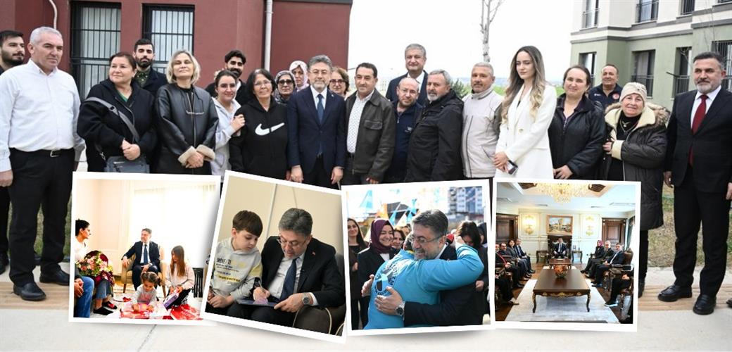 BAKAN YUMAKLI: "DEPREM BÖLGESİNİN KALKINMASI İÇİN ÇALIŞMALARA DEVAM EDİYORUZ"