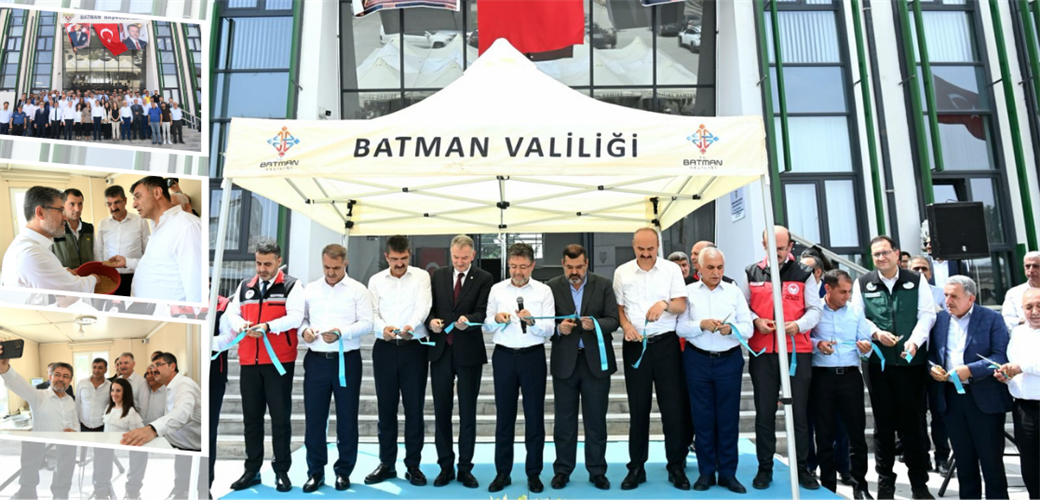 BAKAN YUMAKLI, BATMAN'DA TMO'NUN YENİ HİZMET BİNASININ AÇILIŞINDA KONUŞTU