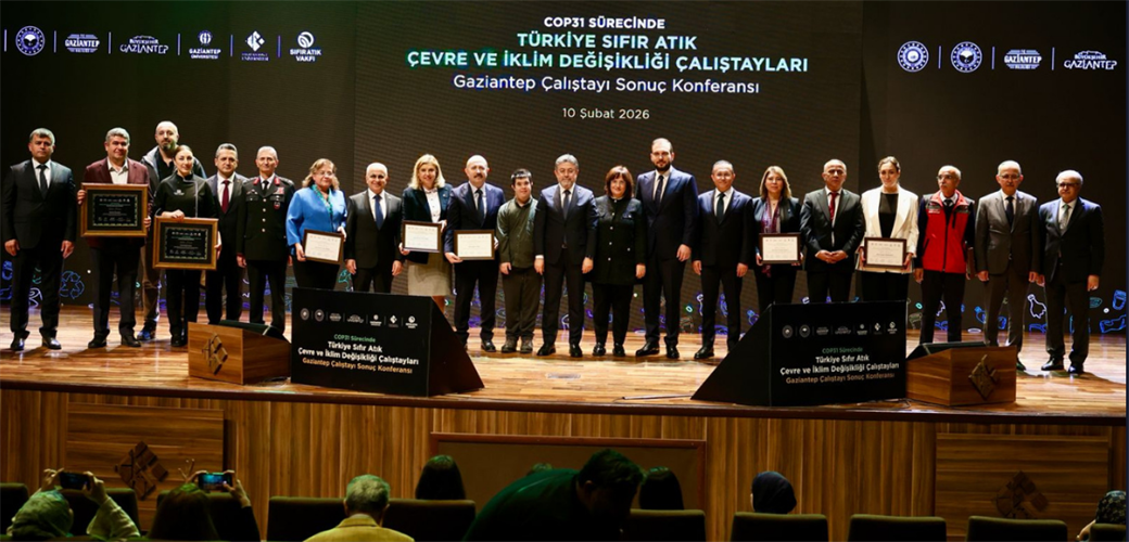 BAKAN YUMAKLI, GAZİANTEP'TE "SIFIR ATIK ÇALIŞTAYI SONUÇ KONFERANSI"NA KATILDI