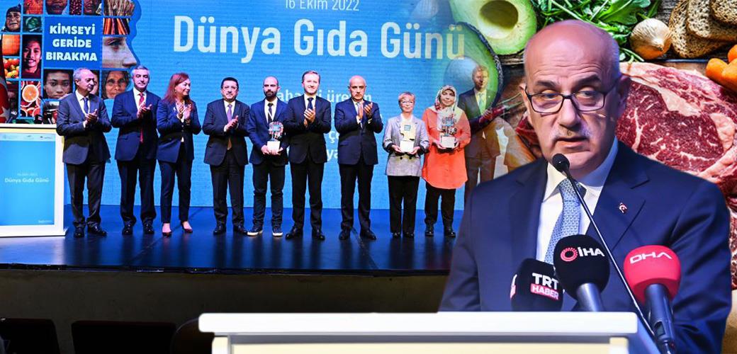 MINISTER KİRİŞCİ DELIVERS A SPEECH AT THE WORLD FOOD DAY EVENT