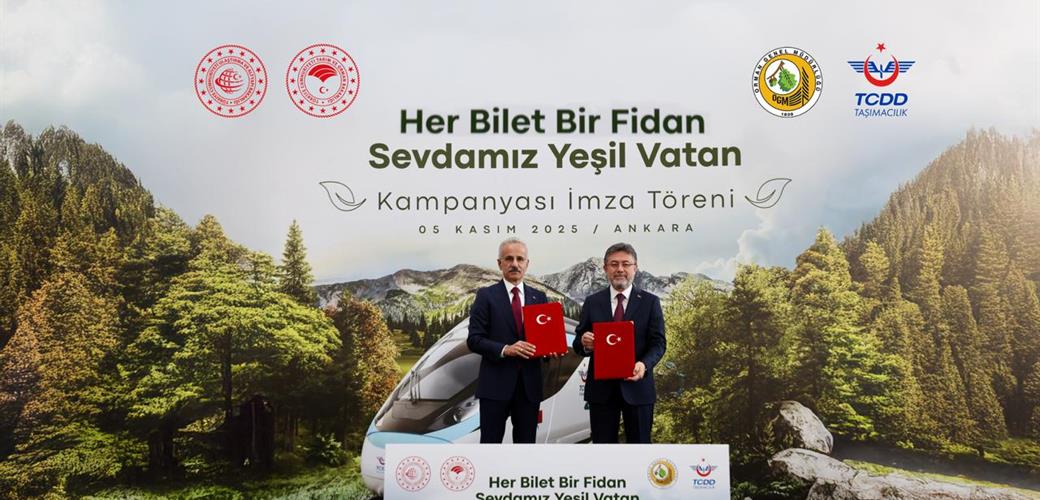 BAKAN YUMAKLI: "HEDEFİMİZ 13 MİLYON YOLCU İÇİN 13 MİLYON FİDANI TOPRAKLA BULUŞTURMAK"