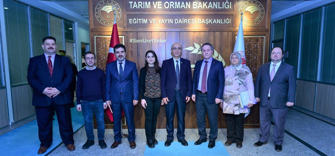 Türk Dil Kurumu Başkanı GÜLSEVİN, Eğitim ve Yayın Dairesi Başkanlığını Ziyaret Etti