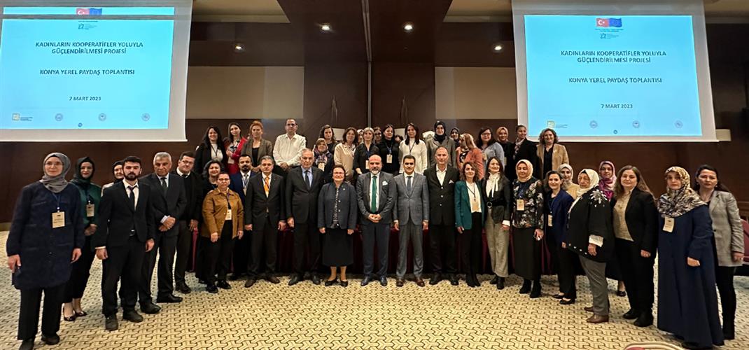 Kadınların Kooperatifler Yoluyla Güçlendirilmesi Proje Toplantısı Konya’da Yapıldı