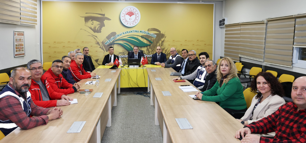 BİTKİSEL ÜRÜNLERDE PESTİSİT ANALİZİ NUMUNE ALIM İŞLERİ EĞİTİMİ MERSİN’DE DÜZENLENDİ