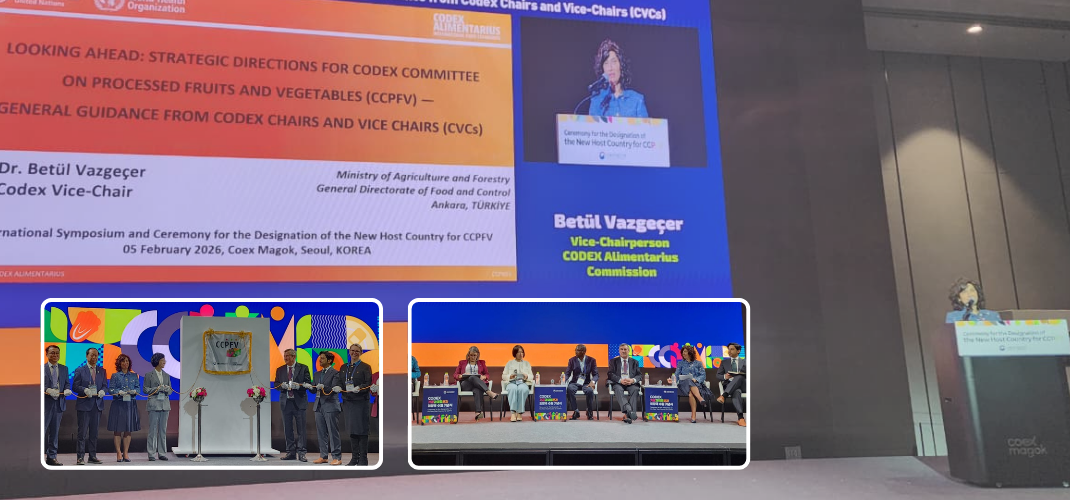 CODEX ALIMENTARIUS İŞLENMİŞ MEYVE VE SEBZE KOMİTESİ’NİN (CCPFV) YENİ EV SAHİBİ: KORE CUMHURİYETİ