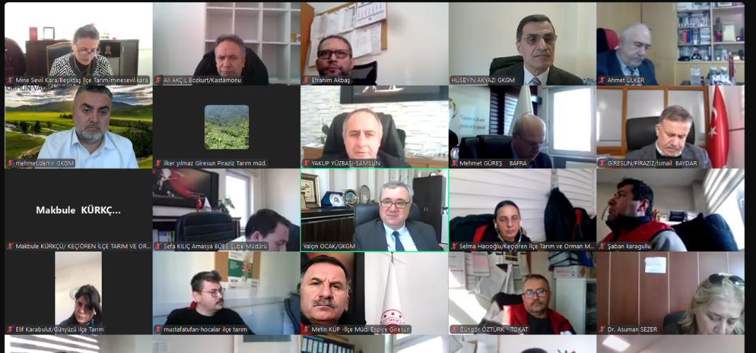 KAHVERENGİ KOKARCA MÜCADELESİ HİZMETİÇİ EĞİTİM TOPLANTISI YAPILDI