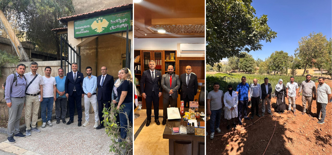 SURİYE'DE FAALİYET GÖSTEREN LABORATUVARLAR ZİYARET EDİLDİ