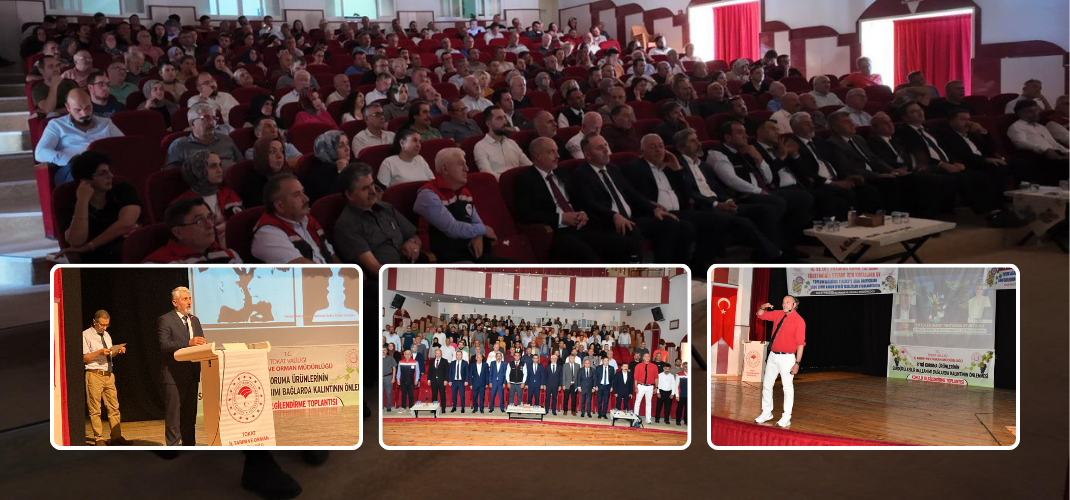 TOKAT İLİNDE “BİTKİ KORUMA ÜRÜNLERİNİN SÜRDÜRÜLEBİLİR KULLANIMI VE KALINTININ ÖNLENMESİ” TOPLANTISI DÜZENLENDİ