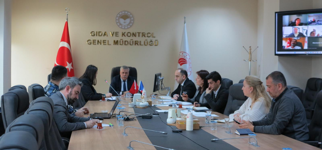 FRANSA TARIM VE GIDA EGEMENLİĞİ BAKANLIĞI YETKİLİLERİ İLE VİDEO KONFERANS TOPLANTISI GERÇEKLEŞTİRİLDİ