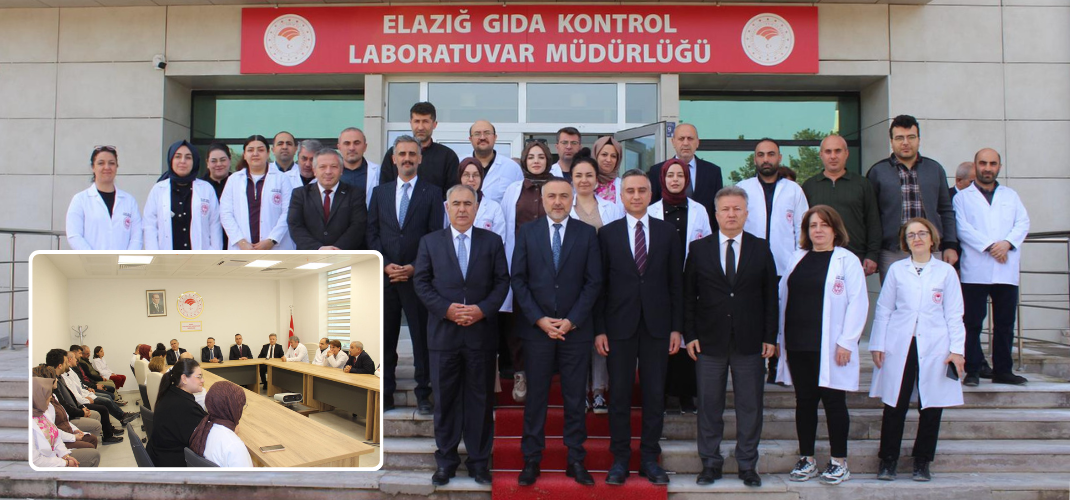 GENEL MÜDÜRÜMÜZ DR. ERSİN DİLBER’DEN ELAZIĞ GIDA KONTROL LABORATUVAR MÜDÜRLÜĞÜNE ZİYARET
