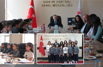 İLKOKUL ÖĞRENCİLERİNDEN GENEL MÜDÜRLÜĞÜMÜZE ZİYARET