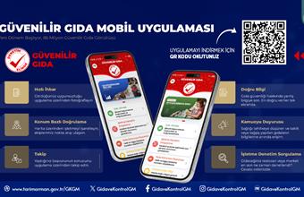 GÜVENİLİR GIDA MOBİL UYGULAMASI KULLANIMA SUNULDU
