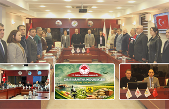 ZİRAİ KARANTİNA MÜDÜRLÜKLERİ İSTİŞARE TOPLANTISI MENEMEN’DE GERÇEKLEŞTİRİLDİ