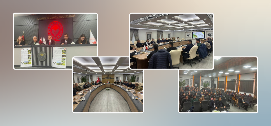 TURUNÇGİL ÜRETİM ALANLARINDA SÜRDÜRÜLEBİLİR MÜCADELE TOPLANTISI GERÇEKLEŞTİRİLDİ
