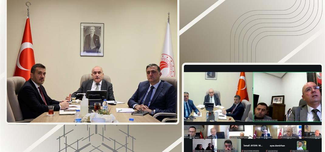 Genel Müdürlüğümüz Enstitü Müdürleri ile Çevrimiçi Değerlendirme Toplantısı Yapıldı