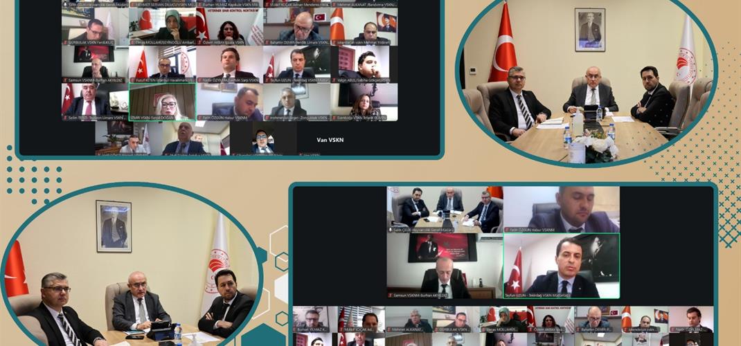 Genel Müdürlüğümüz Veteriner Sınır Kontrol Noktası Müdürleri ile Çevrimiçi Değerlendirme Toplantısı Yapıldı