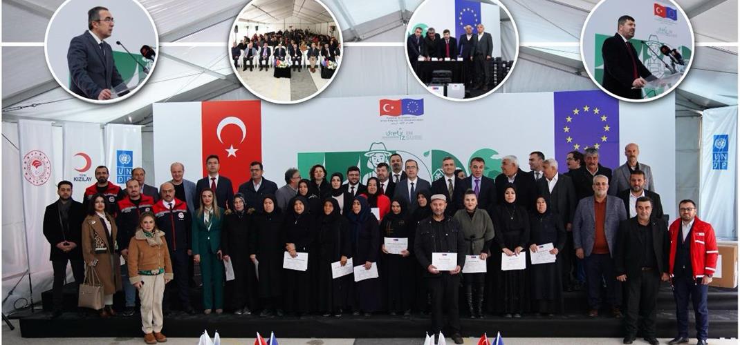 INSURE Projesi Kapsamında Konya’da Ekipman Desteği Sağlandı, Sertifikalar Takdim Edildi