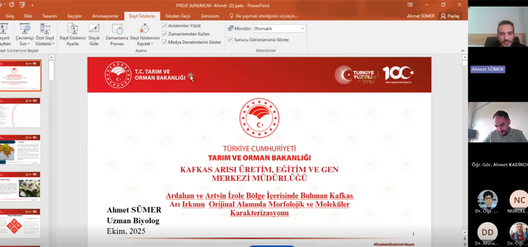Bingöl 3.Uluslararası Arıcılık Araştırmaları ve Sürdürülebilir Kırsal Kalkınma Stratejileri Kongresi’ne Online Olarak Katılım Sağlandı