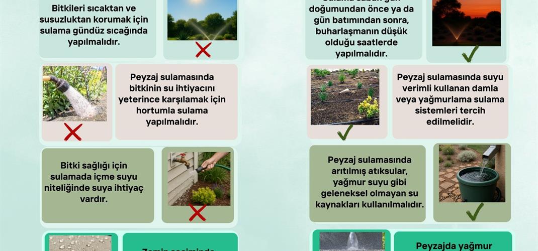 KURAKÇIL PEYZAJ UYGULAMALARINA İLİŞKİN USUL VE ESASLARIN BELİRLENDİĞİ CUMHURBAŞKANI KARARI YAYIMLANDI