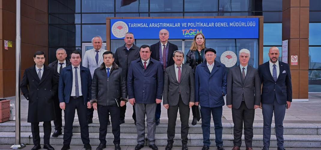 Özbekistan Cumhuriyeti Tarım Bakanlığı Heyeti TAGEM’de