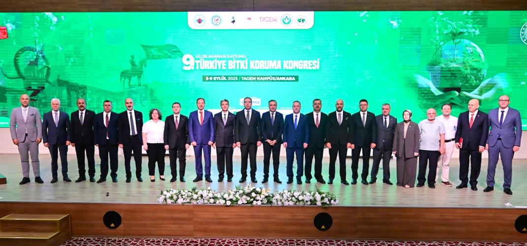 Bakan Yardımcısı Sayın Prof. Dr. Ahmet GÜMEN'in teşrifleriyle TAGEM ev sahipliğinde 9. Türkiye Bitki Koruma Kongresi Başladı.