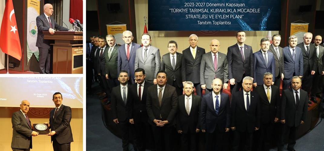 2023-2027 Dönemi Türkiye Tarımsal Kuraklıkla Mücadele Stratejisi ve Eylem Planı Tanıtım Toplantısı Gerçekleştirildi