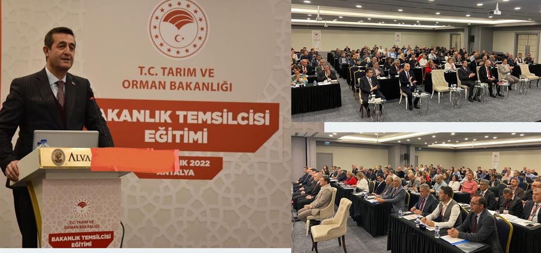 Tarımsal Örgütlerin Genel Kurullarında görevlendirilecek Bakanlık Temsilcilerin Eğitimi Toplantısı Antalya’da Başladı